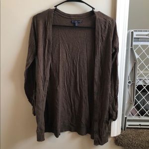 Brown AE cardigan